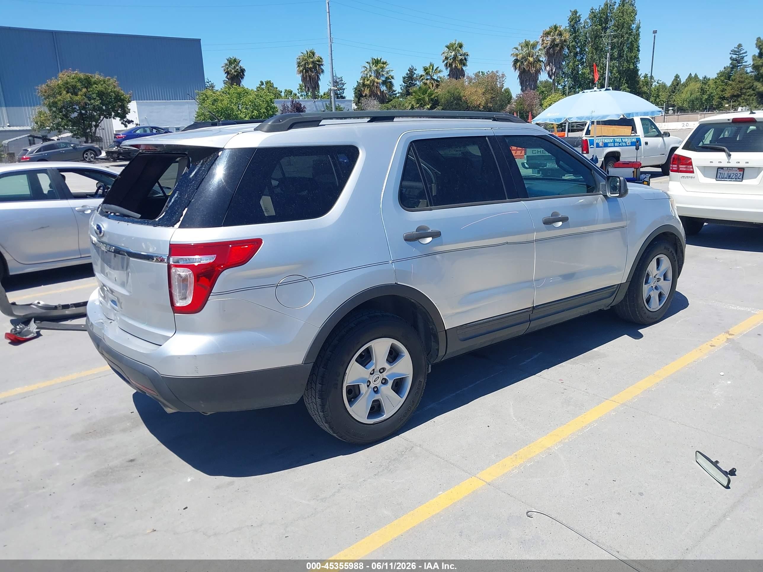 2013 Ford Explorer Gray vin: 1FM5K7B85DGA17851