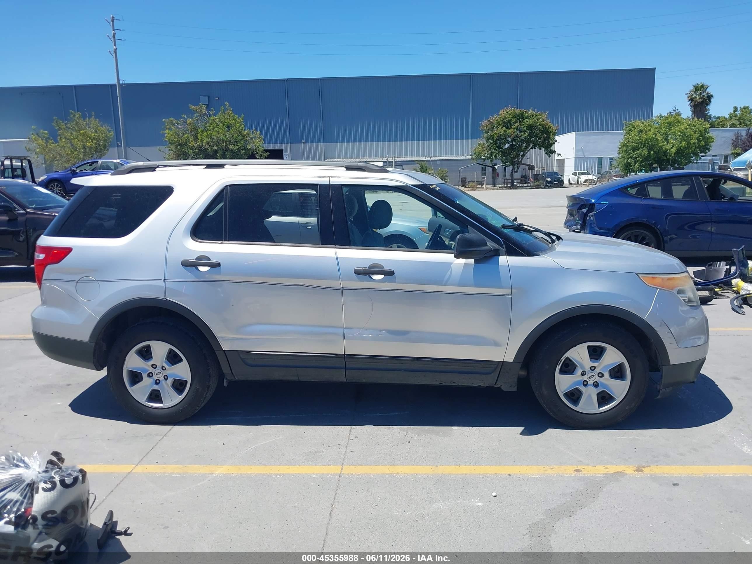 2013 Ford Explorer Gray vin: 1FM5K7B85DGA17851
