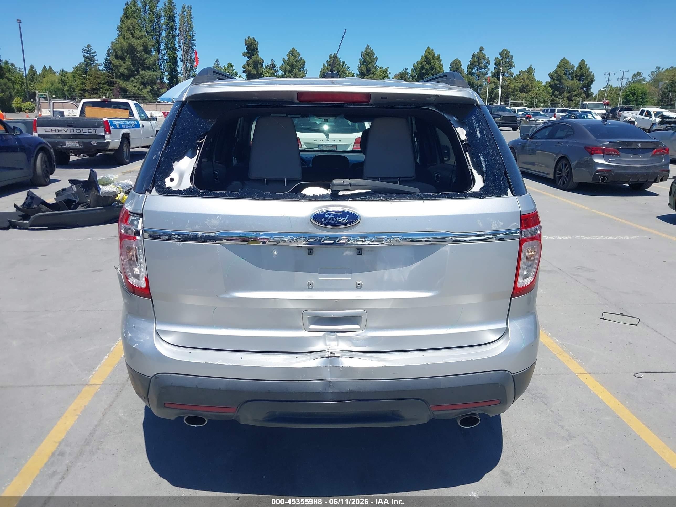 2013 Ford Explorer Gray vin: 1FM5K7B85DGA17851