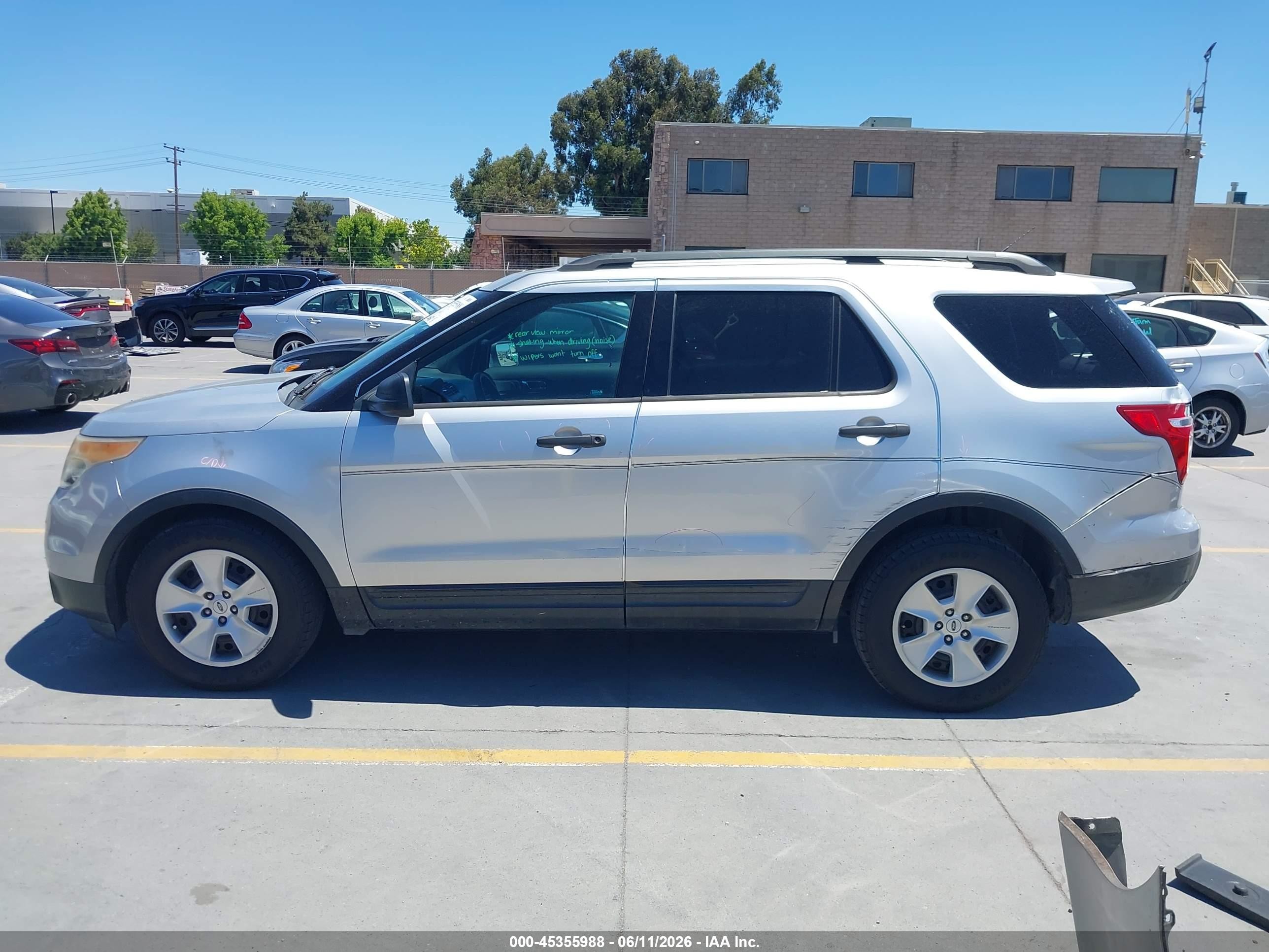 2013 Ford Explorer Gray vin: 1FM5K7B85DGA17851