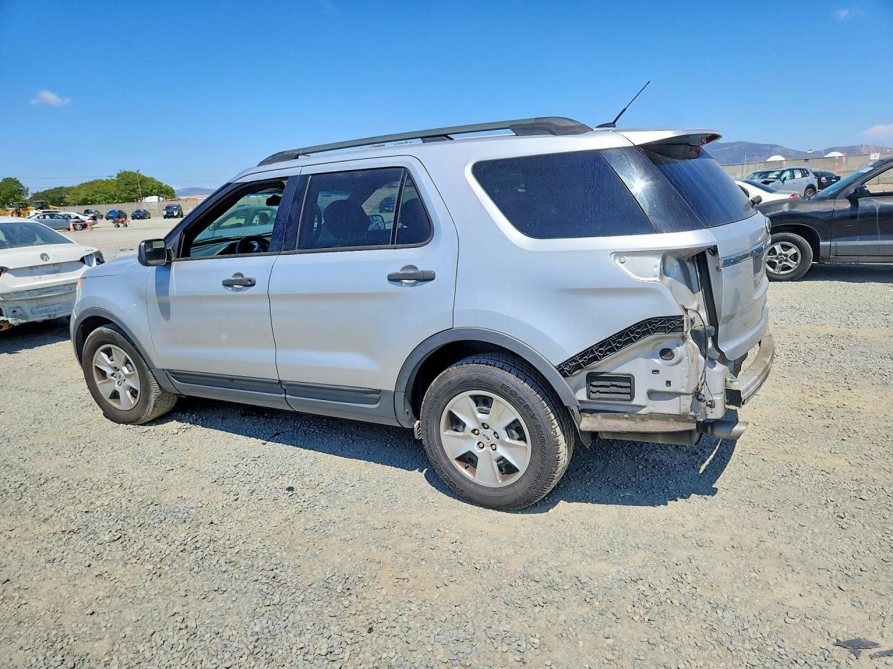 2013 Ford Explorer Silver vin: 1FM5K7B85DGC29956