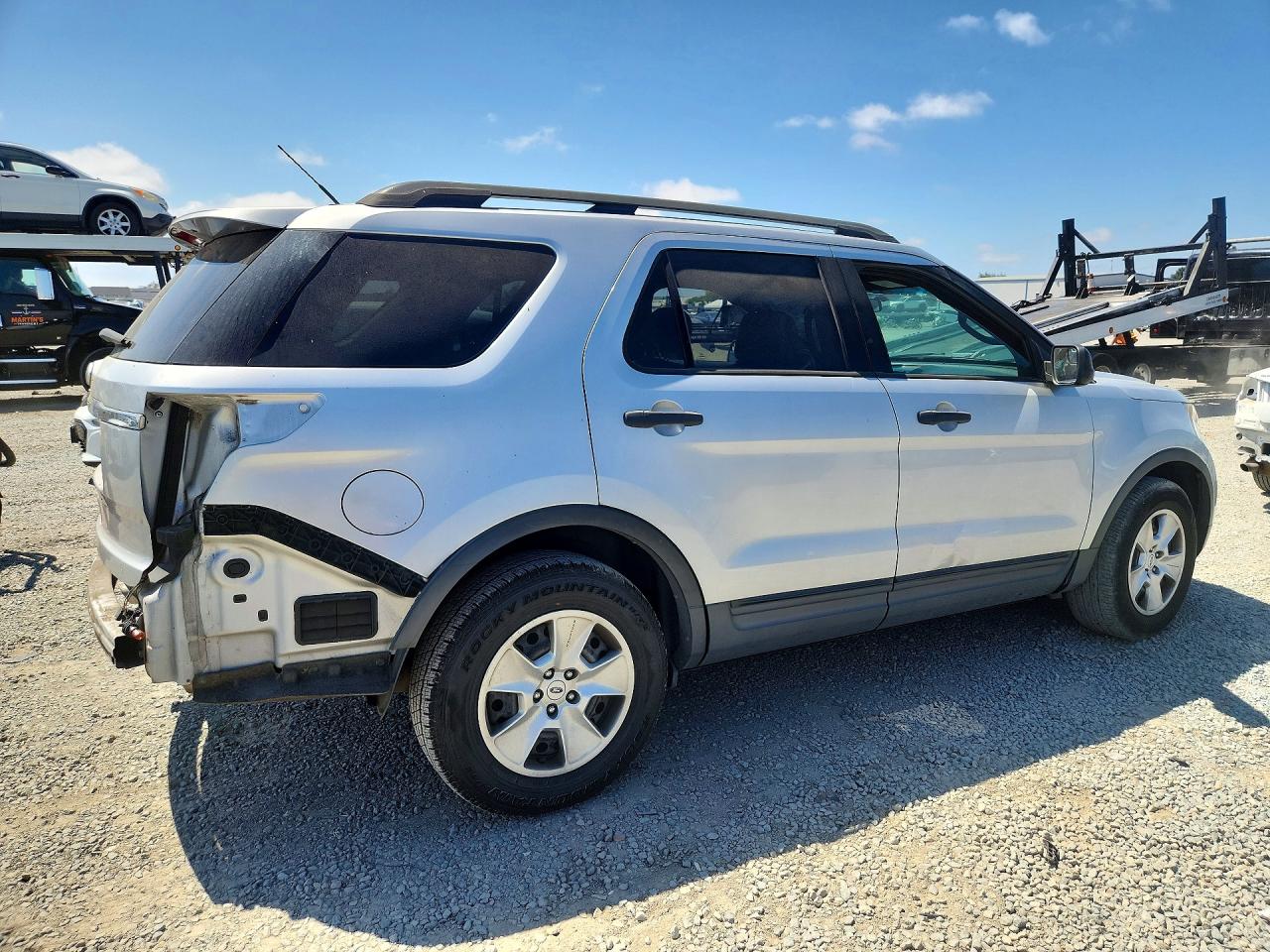 2013 Ford Explorer Silver vin: 1FM5K7B85DGC29956