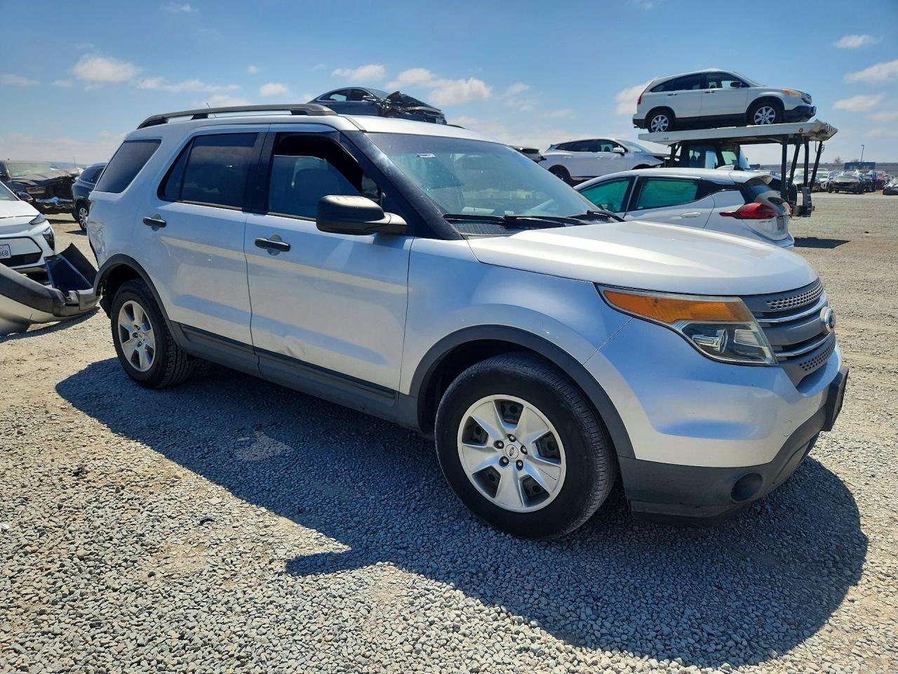 2013 Ford Explorer Silver vin: 1FM5K7B85DGC29956