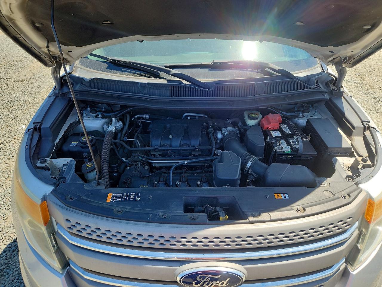 2013 Ford Explorer Silver vin: 1FM5K7B85DGC29956