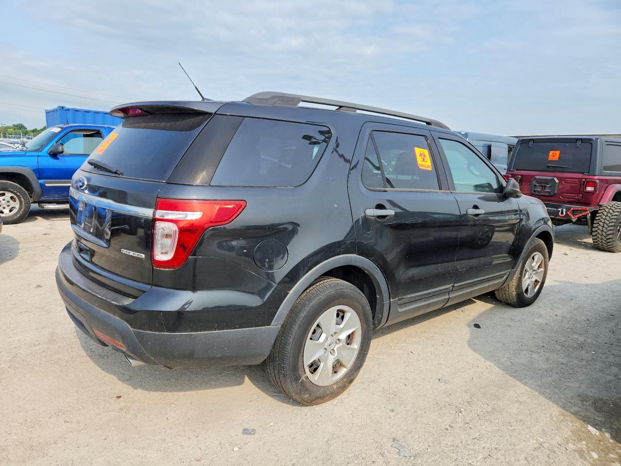 2014 Ford Explorer Black vin: 1FM5K7B85EGA58708