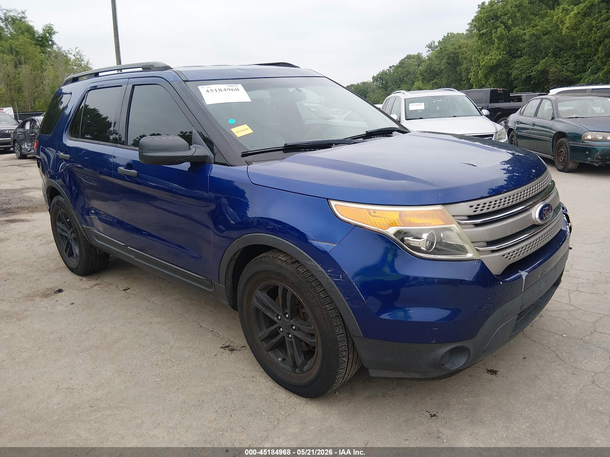 2014 Ford Explorer   Blue vin: 1FM5K7B85EGB67671