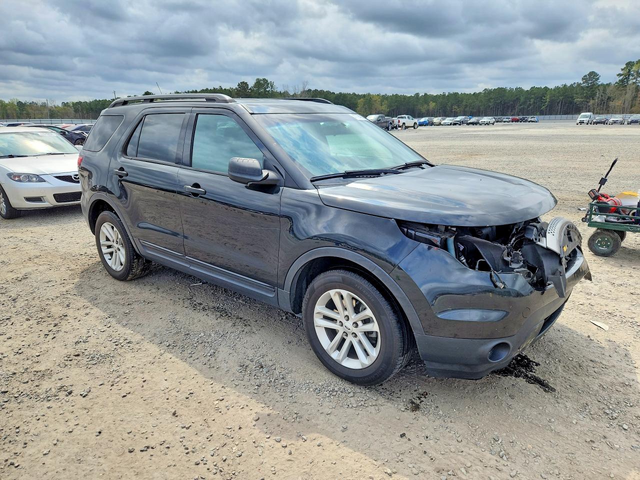2015 Ford Explorer Black vin: 1FM5K7B85FGA71119