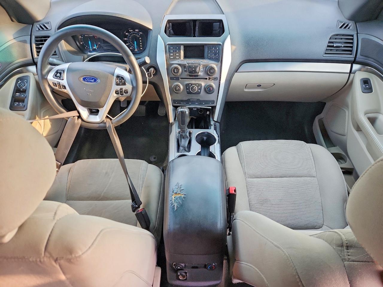 2015 Ford Explorer White vin: 1FM5K7B85FGA84498
