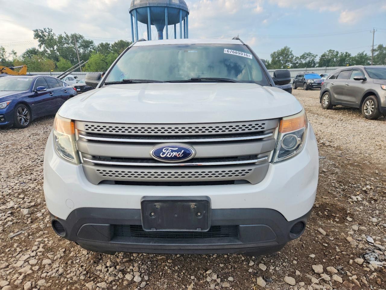 2015 Ford Explorer White vin: 1FM5K7B85FGA84498