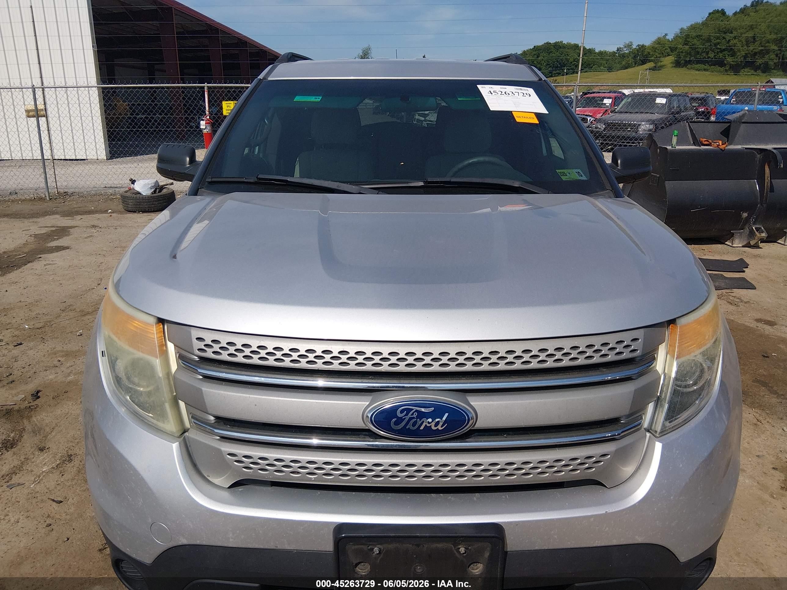 2015 Ford Explorer Silver vin: 1FM5K7B85FGB06841
