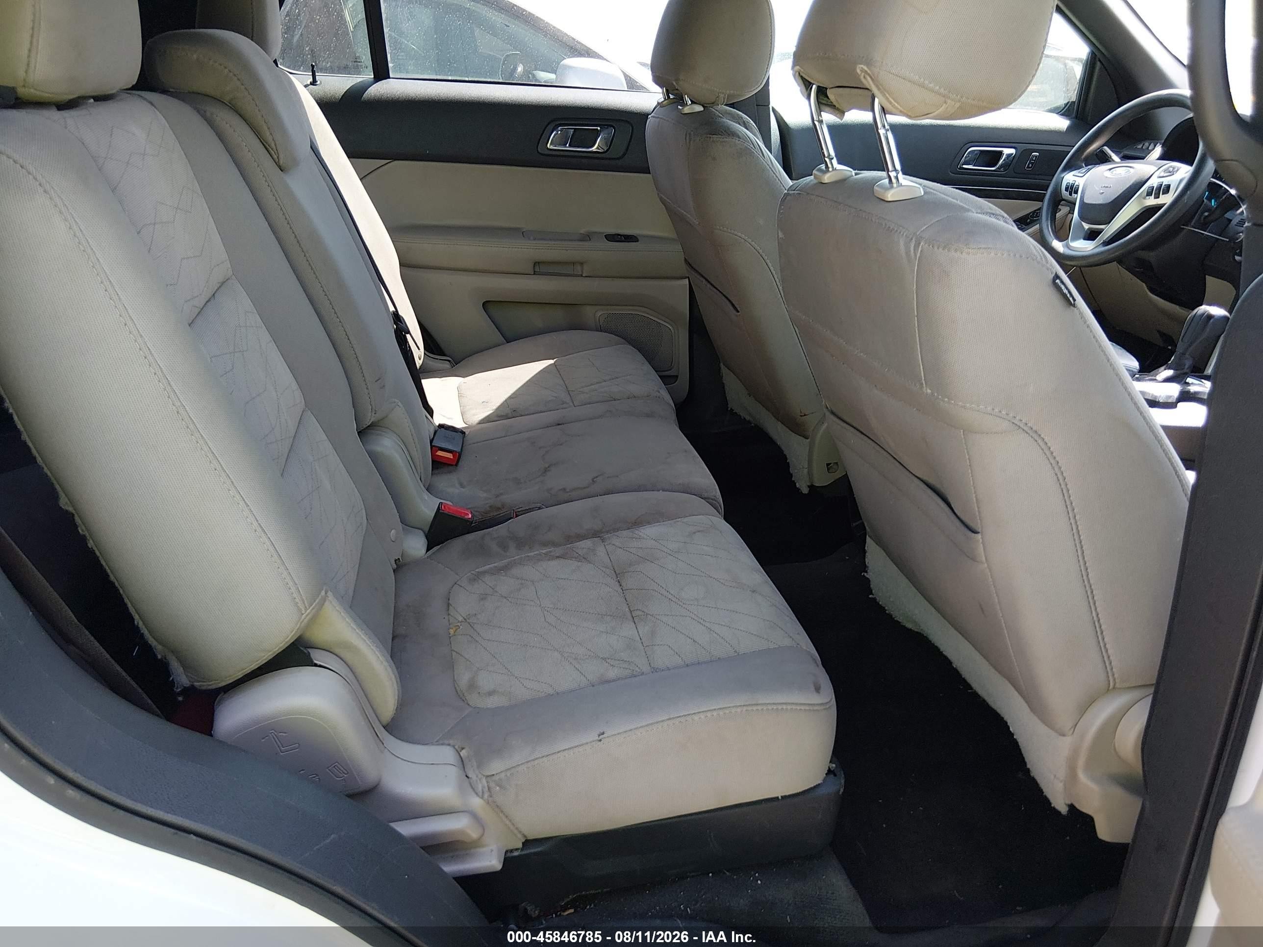 2015 Ford Explorer   White vin: 1FM5K7B85FGC04607