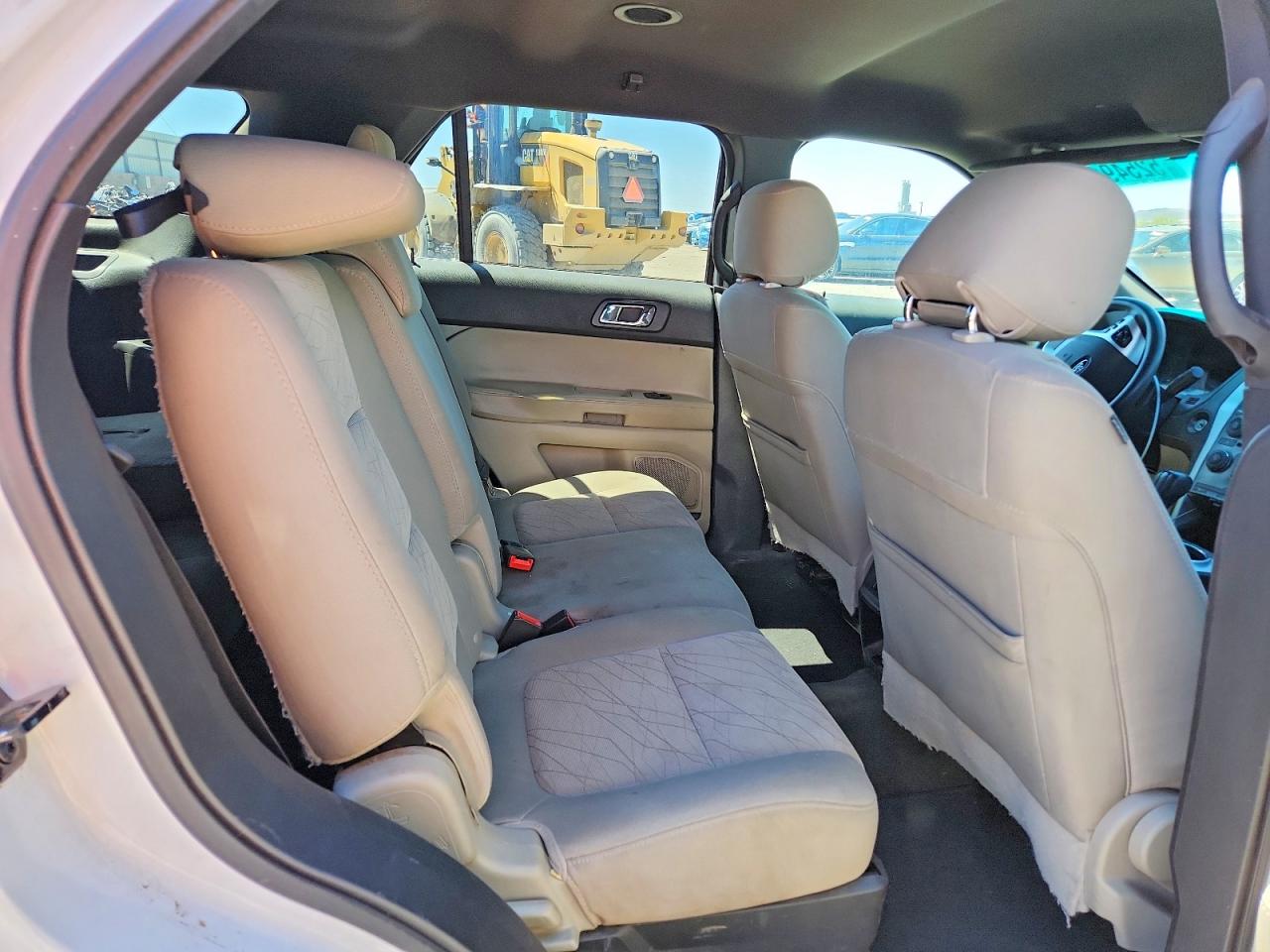 2014 Ford Explorer White vin: 1FM5K7B86EGA01479