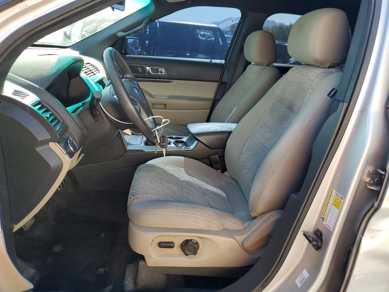 2014 Ford Explorer Silver vin: 1FM5K7B86EGA44087