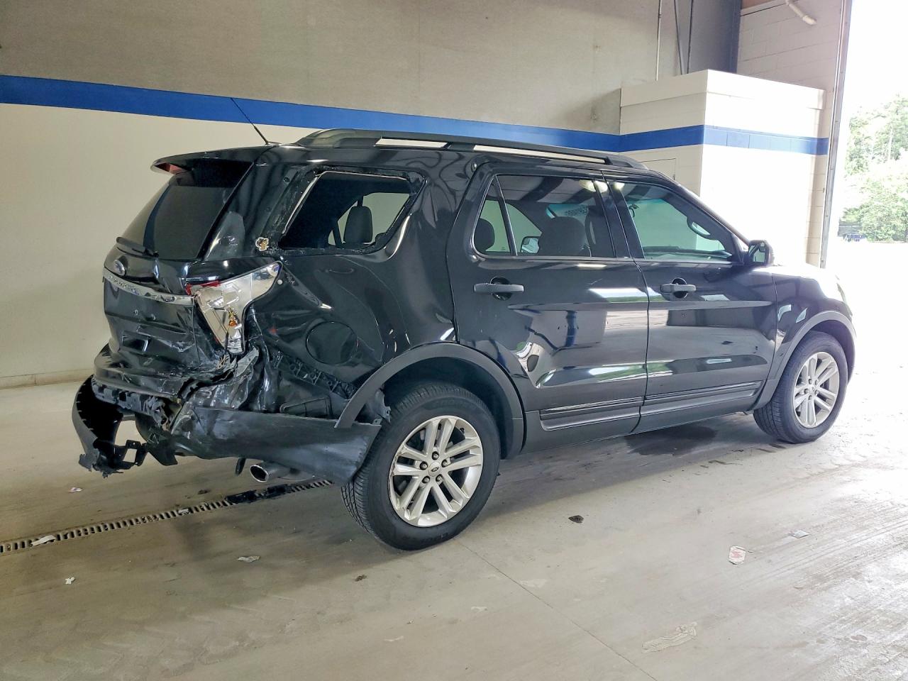 2015 Ford Explorer Black vin: 1FM5K7B86FGC02686
