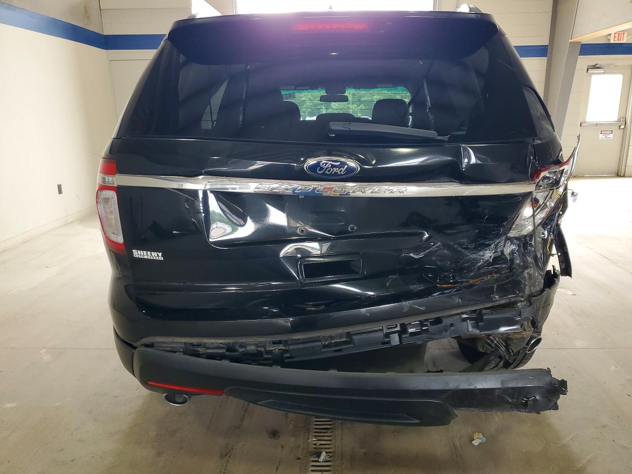 2015 Ford Explorer Black vin: 1FM5K7B86FGC02686