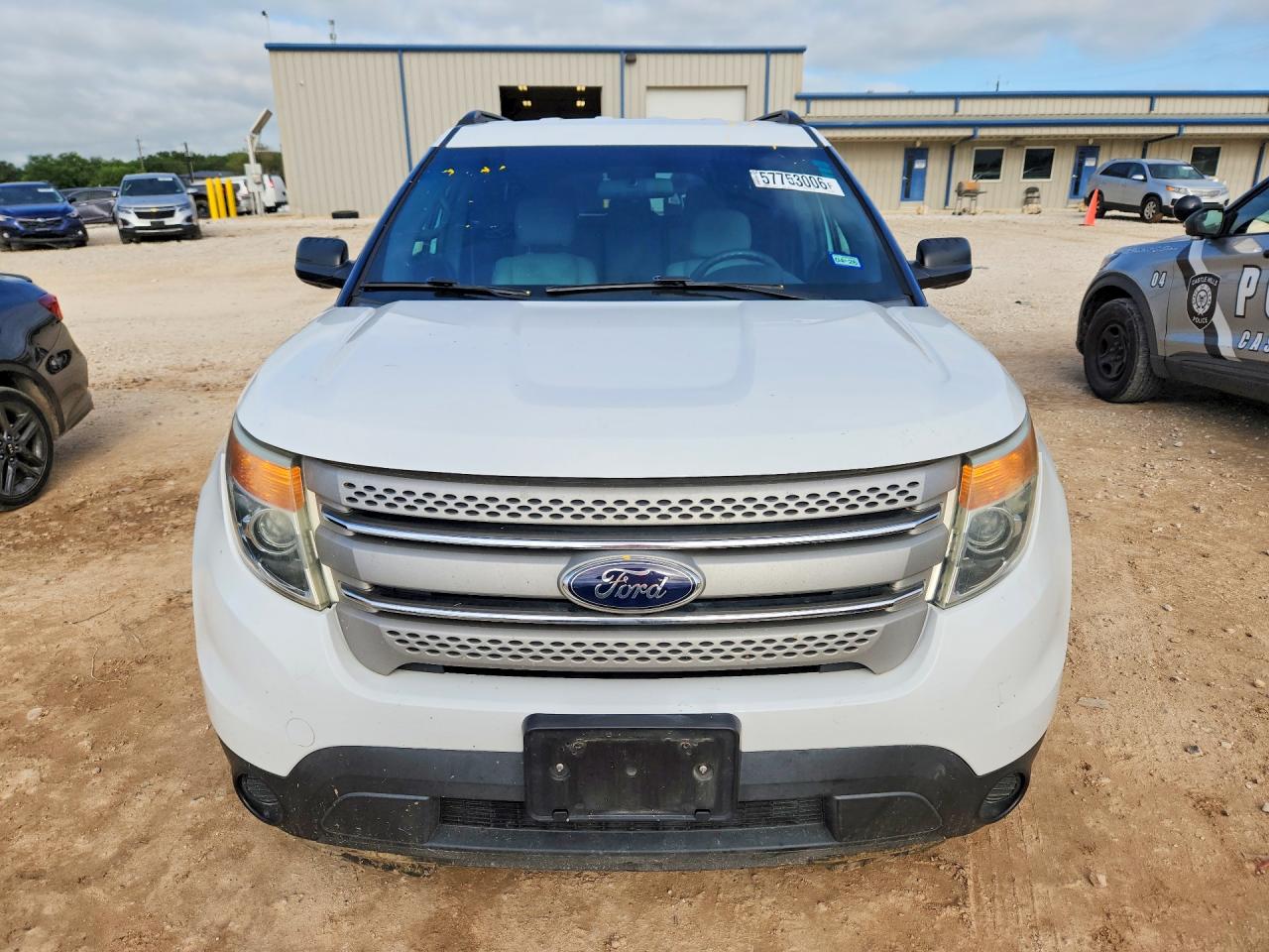 2015 Ford Explorer White vin: 1FM5K7B86FGC24431