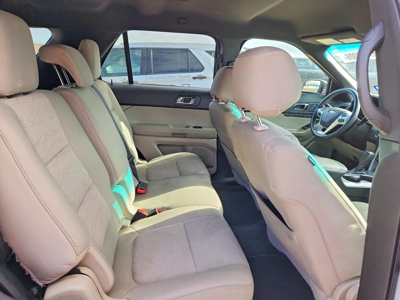 2015 Ford Explorer White vin: 1FM5K7B86FGC24431
