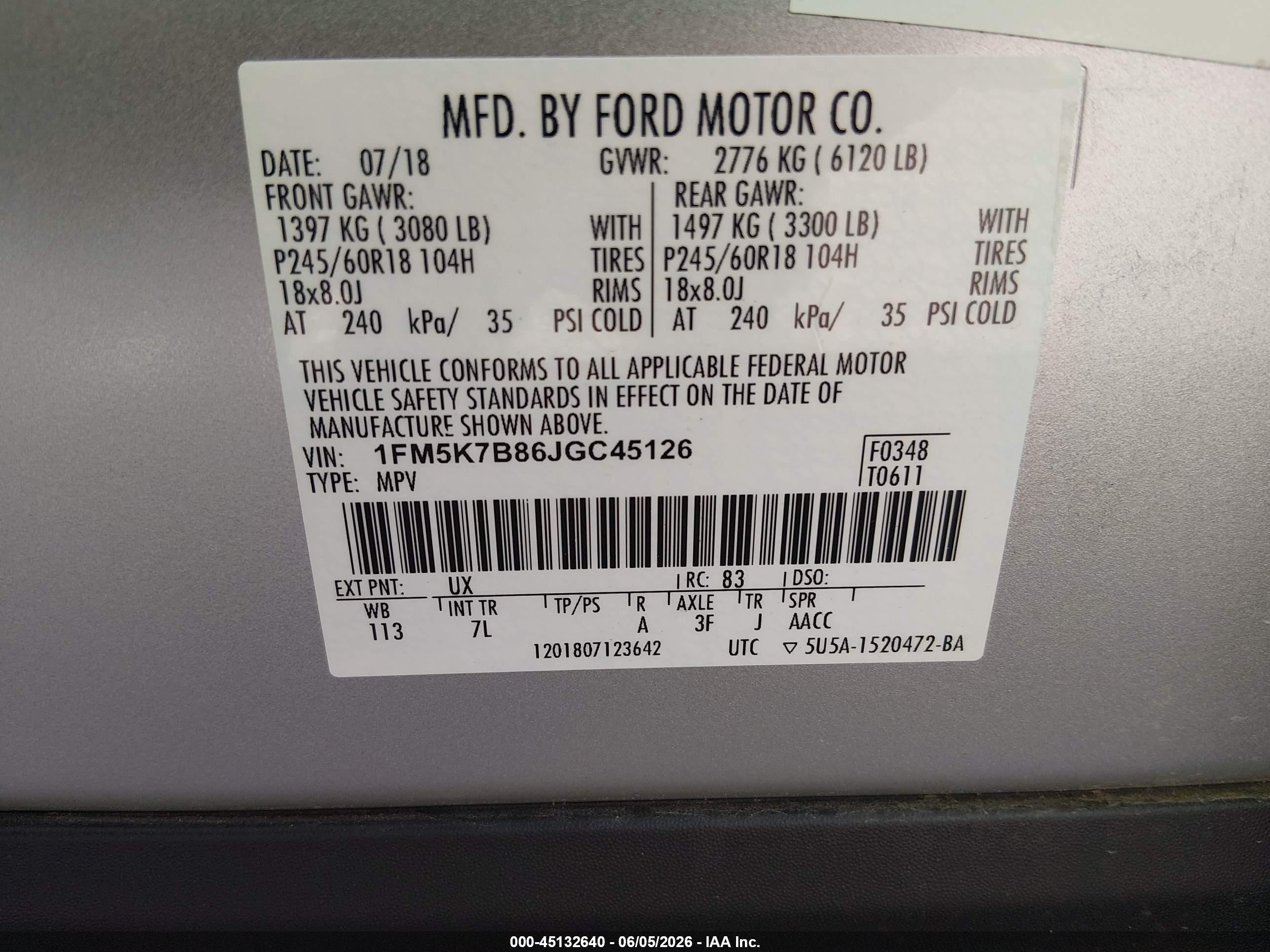 2018 Ford Explorer   Silver vin: 1FM5K7B86JGC45126