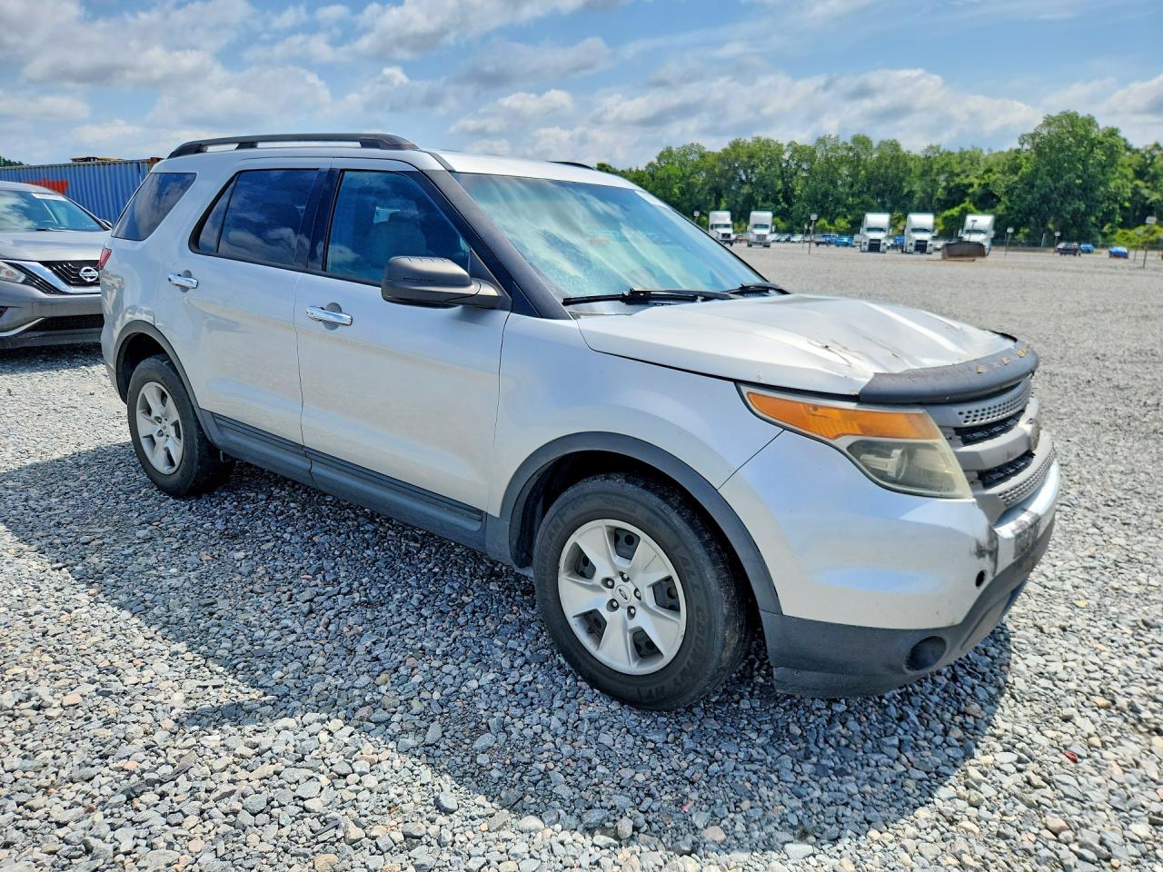 2013 Ford Explorer Silver vin: 1FM5K7B87DGB61174