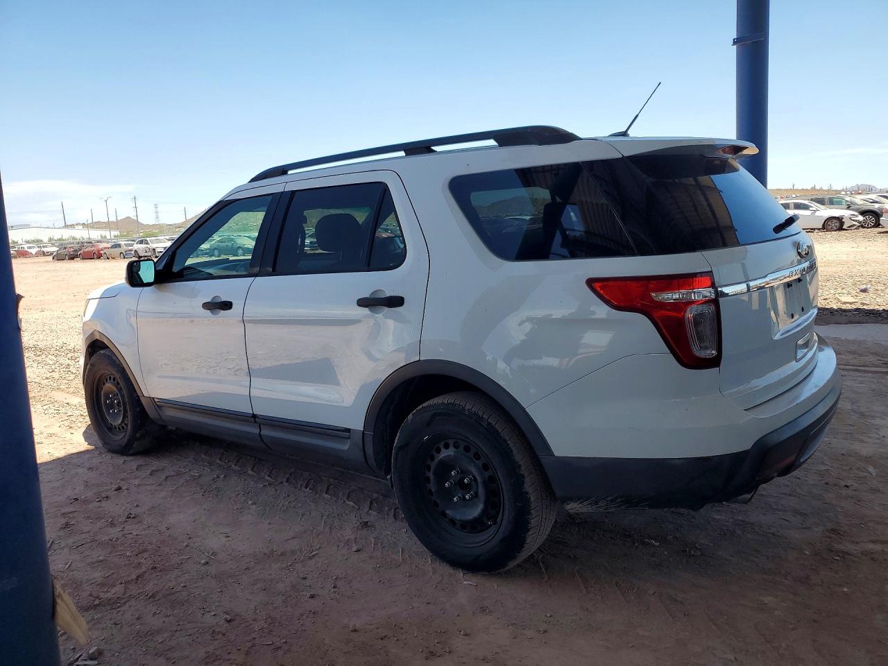 2013 Ford Explorer White vin: 1FM5K7B87DGC61789
