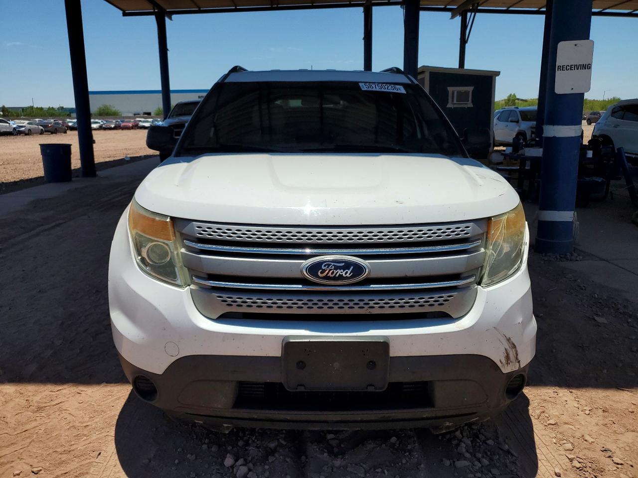 2013 Ford Explorer White vin: 1FM5K7B87DGC61789