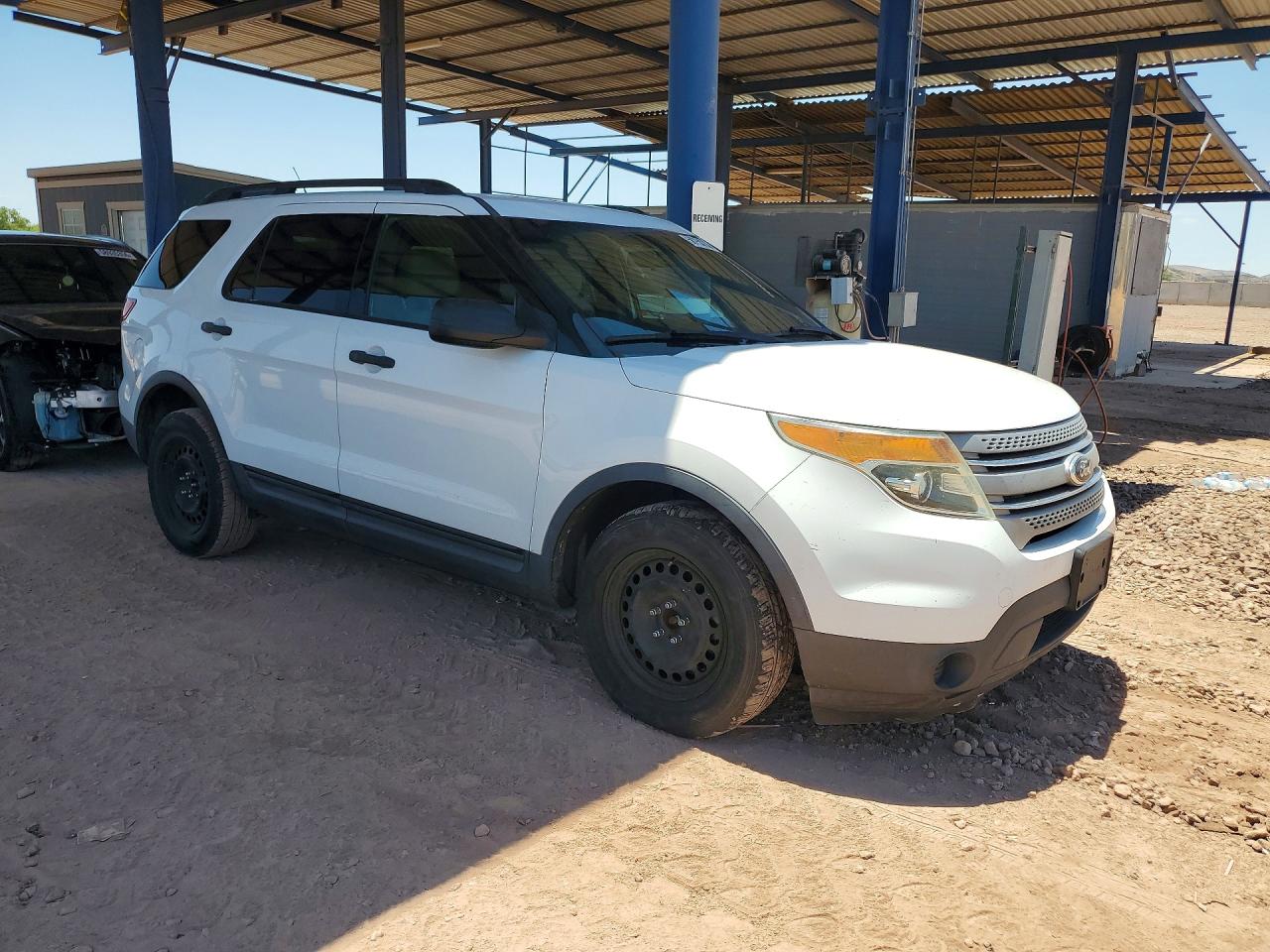 2013 Ford Explorer White vin: 1FM5K7B87DGC61789