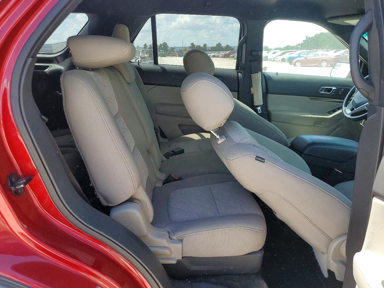 2014 Ford Explorer Red vin: 1FM5K7B87EGA79625