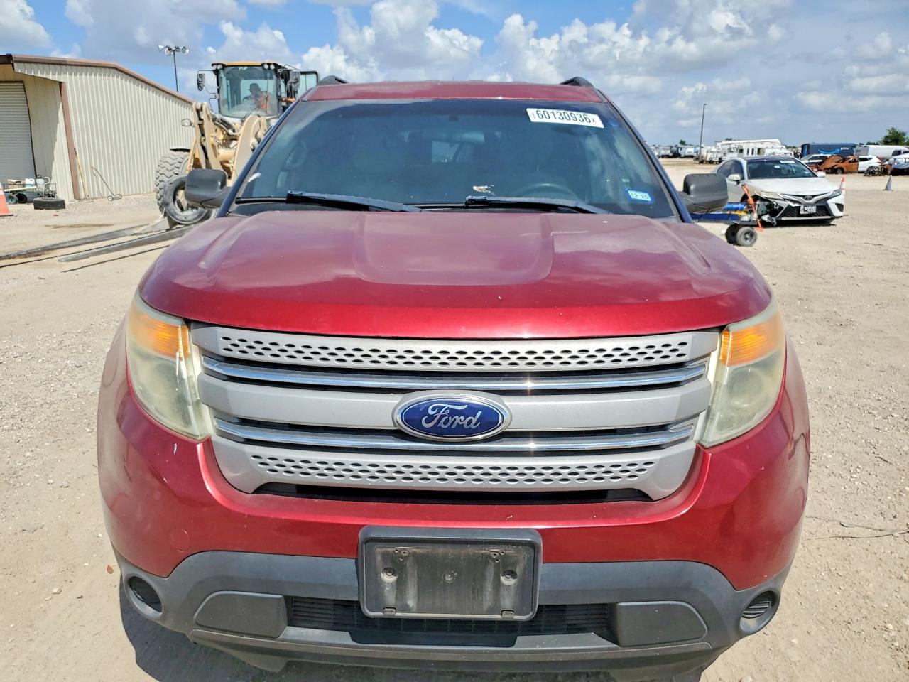 2014 Ford Explorer Red vin: 1FM5K7B87EGB36065