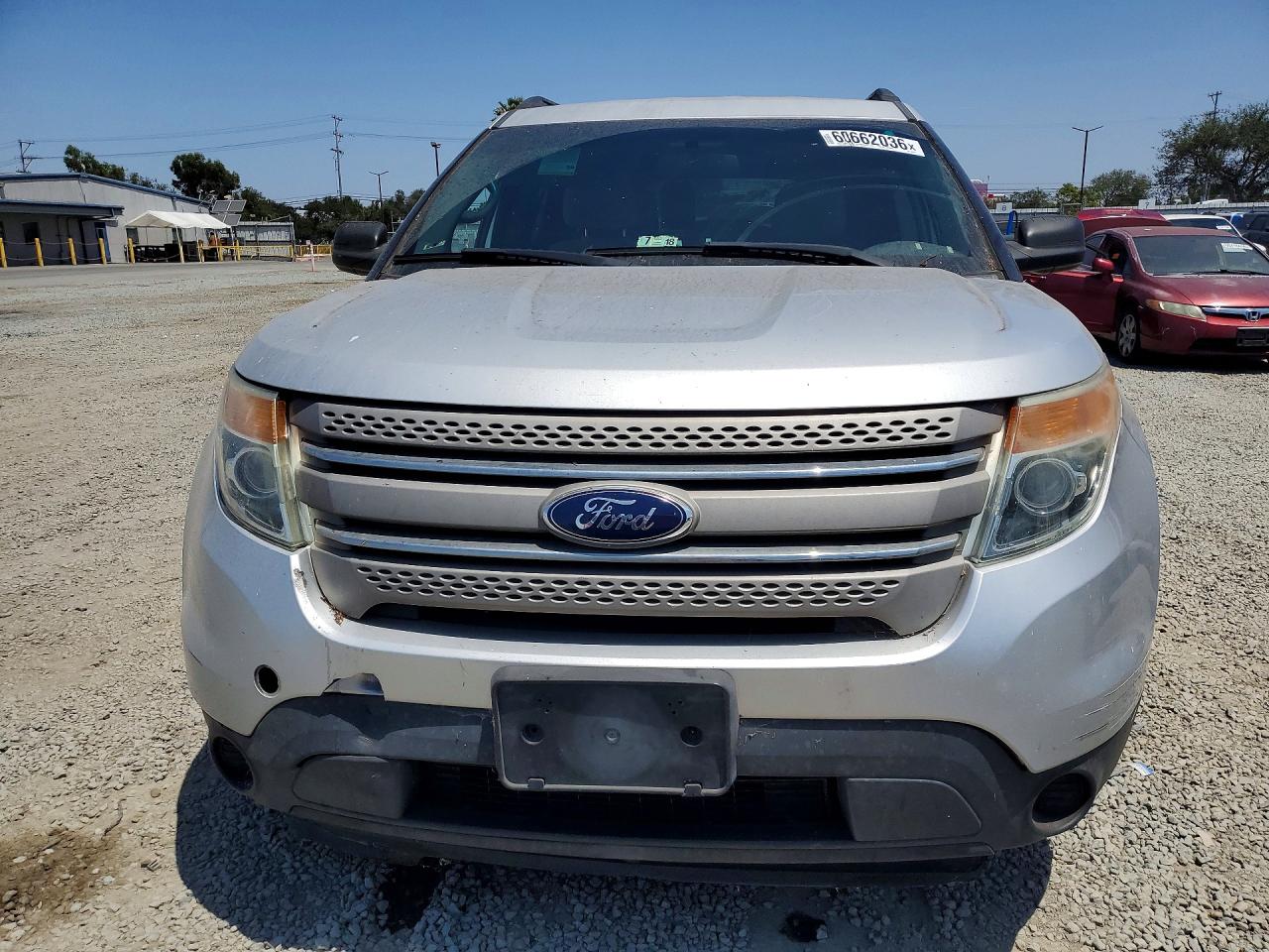 2014 Ford Explorer Silver vin: 1FM5K7B87EGB82348