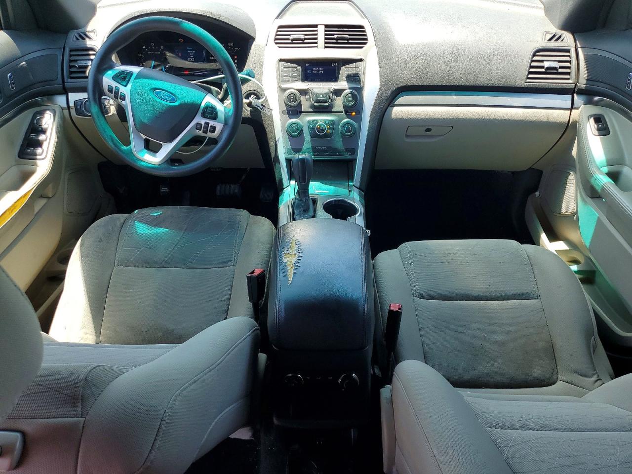 2014 Ford Explorer Silver vin: 1FM5K7B87EGB82348