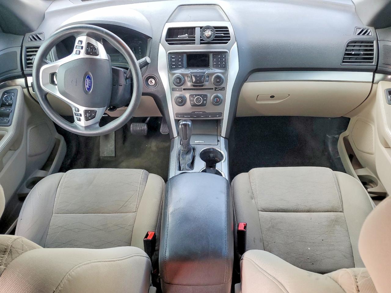 2014 Ford Explorer White vin: 1FM5K7B87EGC00721