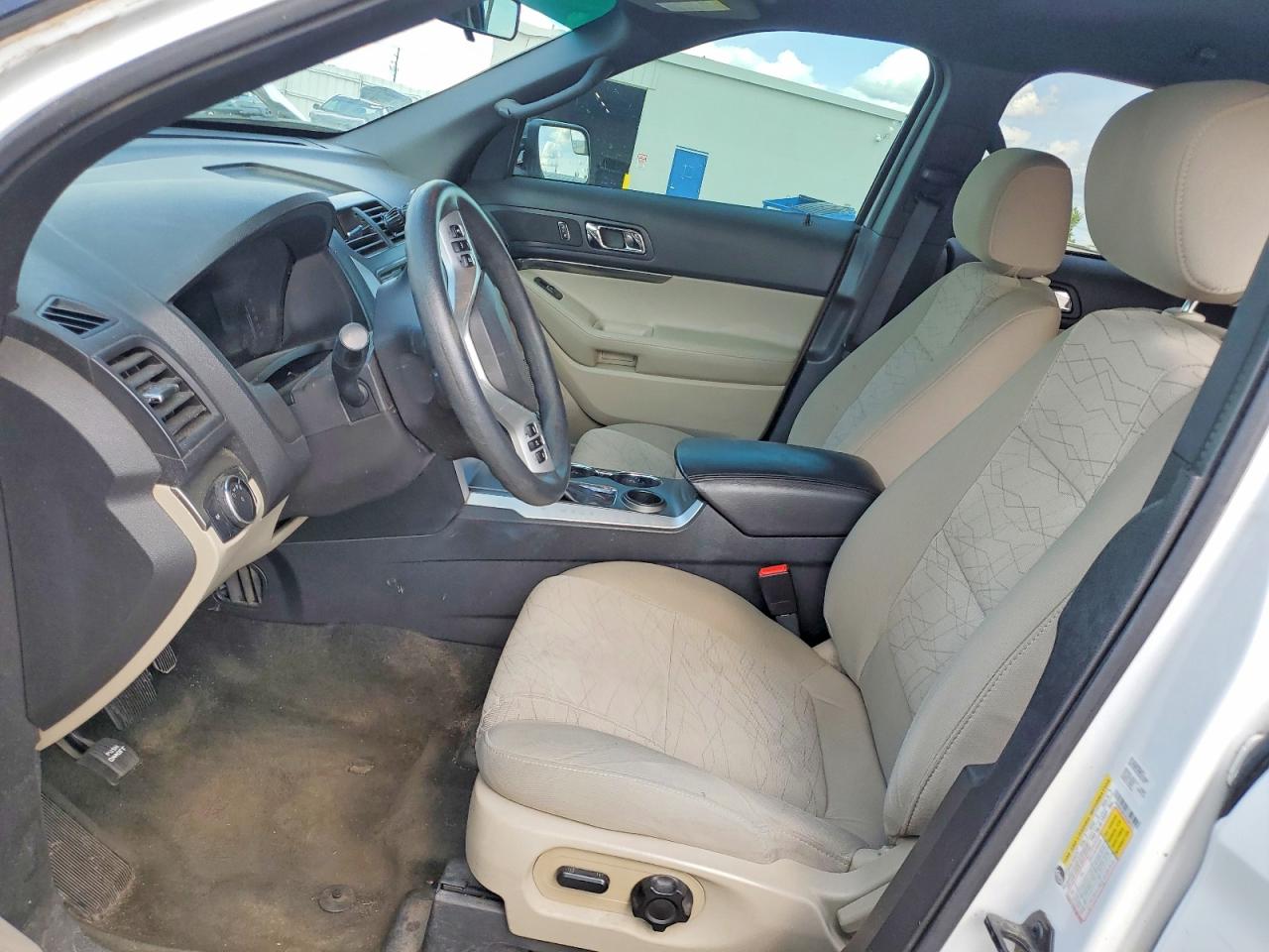 2014 Ford Explorer White vin: 1FM5K7B87EGC00721