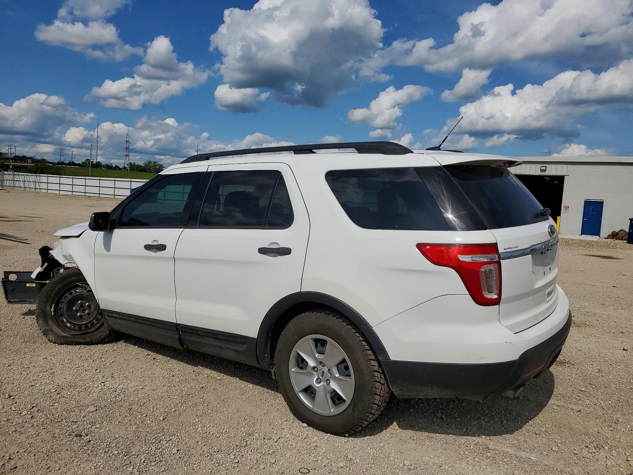 2014 Ford Explorer White vin: 1FM5K7B87EGC00721