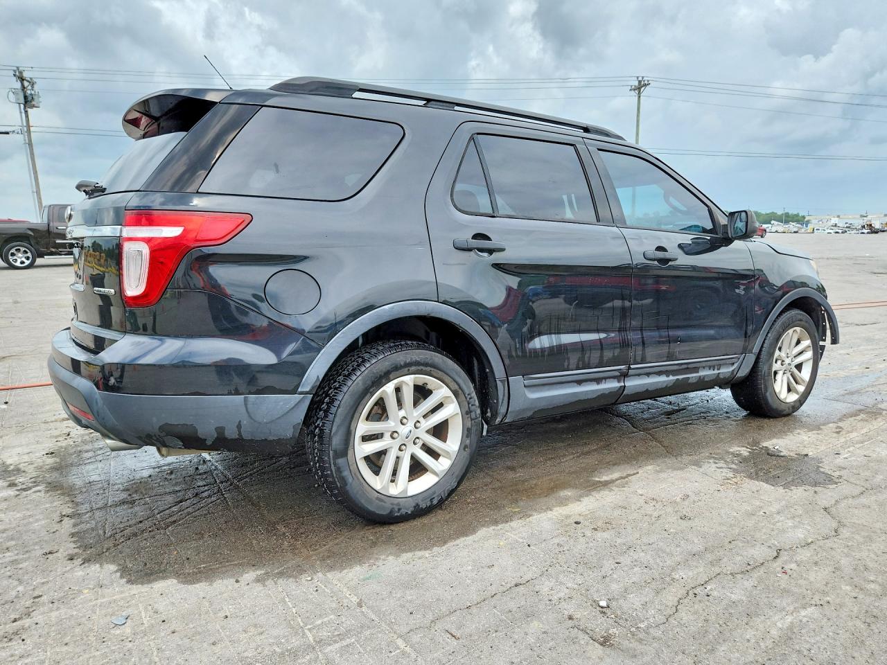 2015 Ford Explorer Black vin: 1FM5K7B87FGA75687