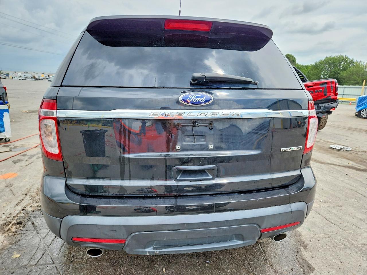 2015 Ford Explorer Black vin: 1FM5K7B87FGA75687