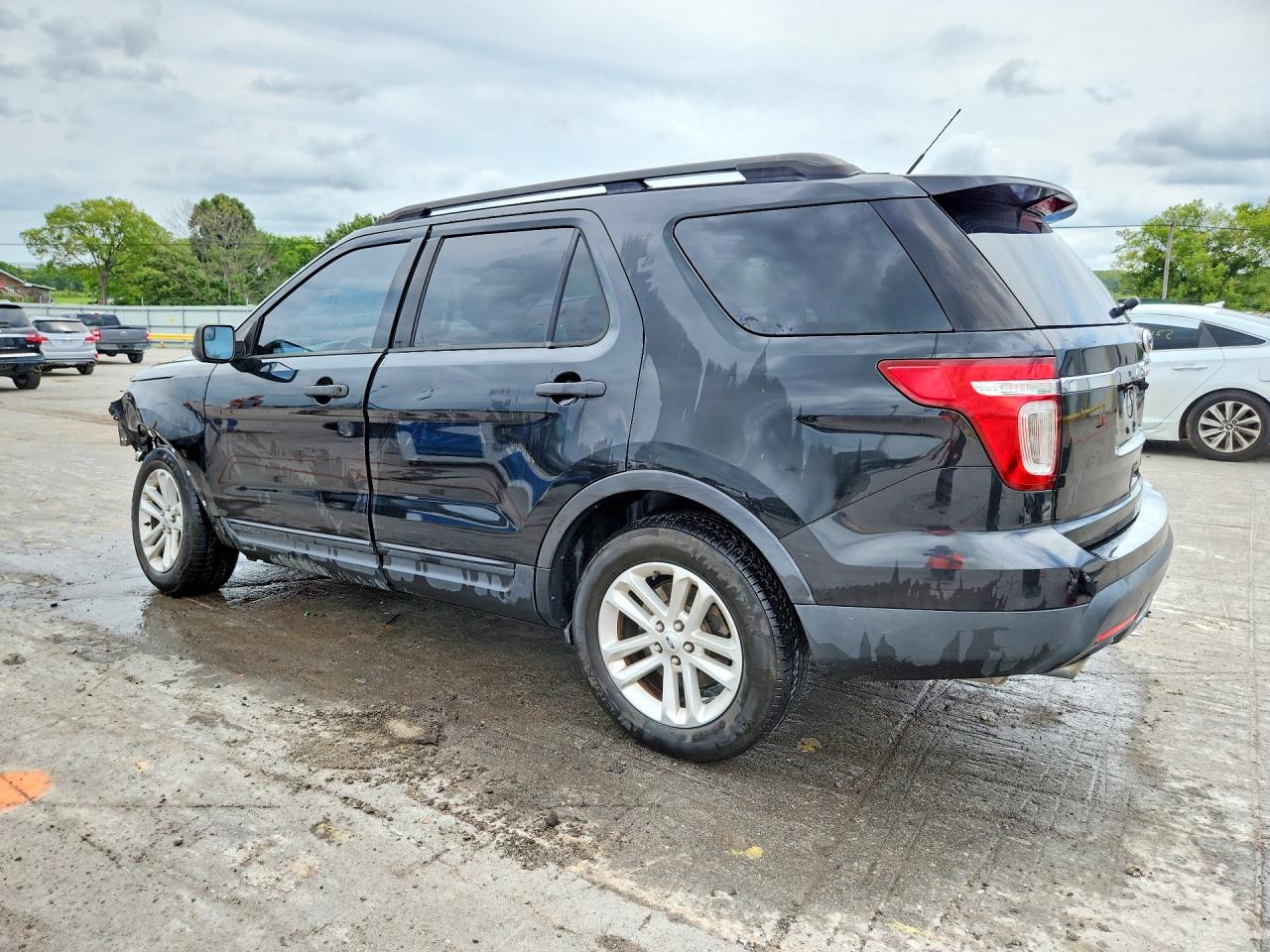 2015 Ford Explorer Black vin: 1FM5K7B87FGA75687