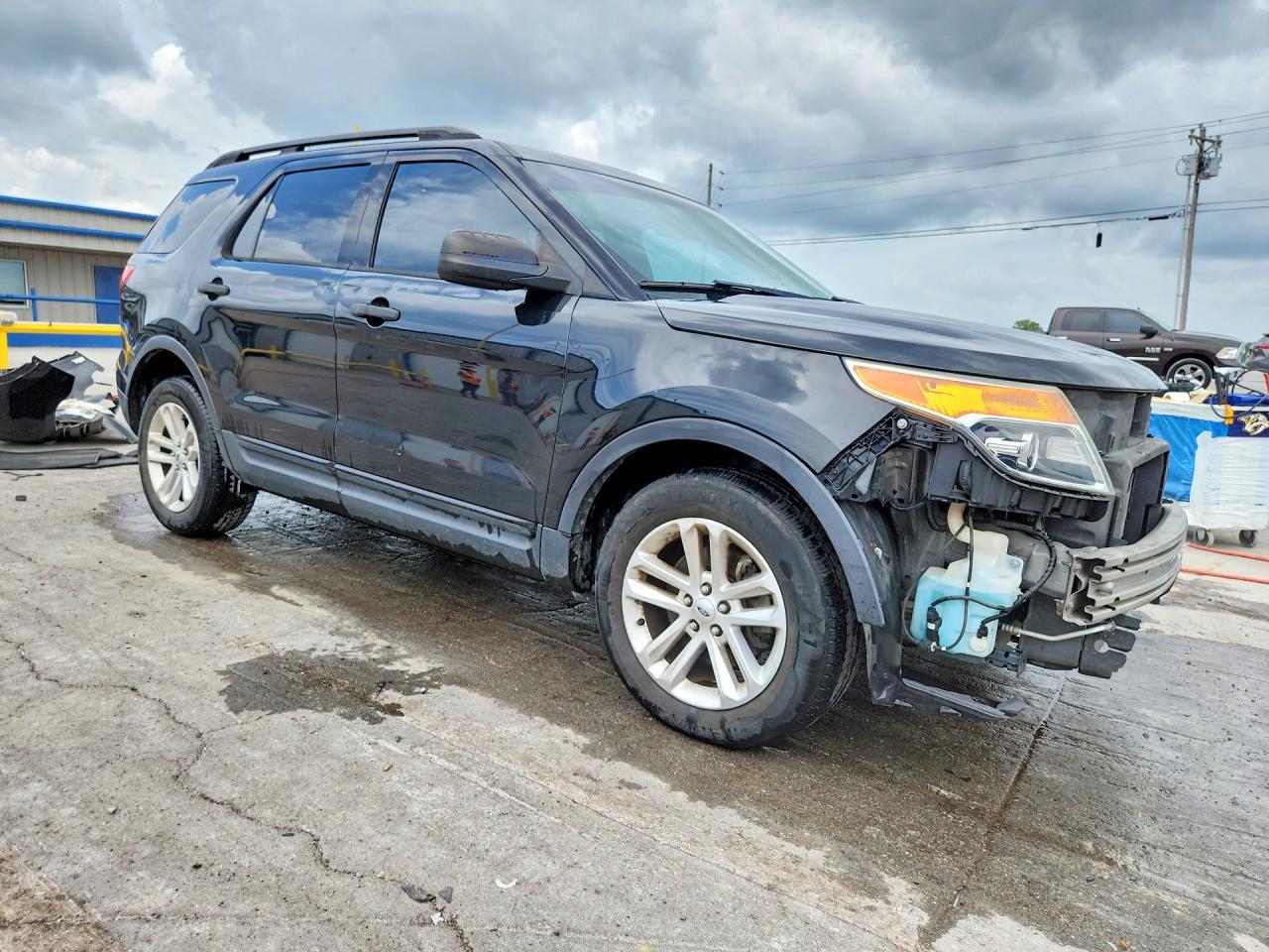 2015 Ford Explorer Black vin: 1FM5K7B87FGA75687