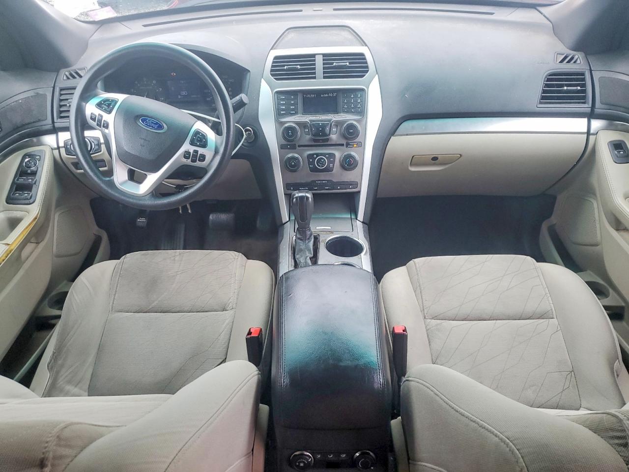 2013 Ford Explorer White vin: 1FM5K7B88DGA77512