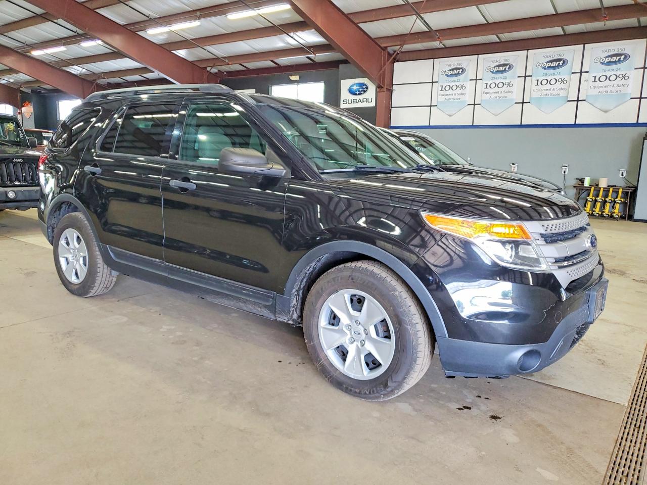 2014 Ford Explorer Black vin: 1FM5K7B88EGA20311