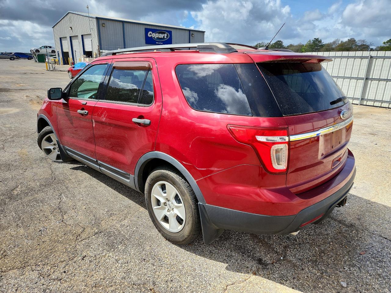 2014 Ford Explorer Red vin: 1FM5K7B88EGA20485