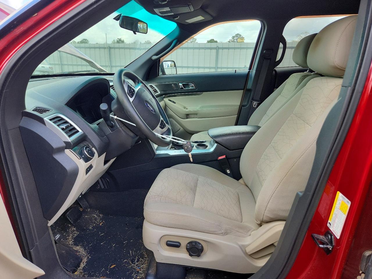 2014 Ford Explorer Red vin: 1FM5K7B88EGA20485