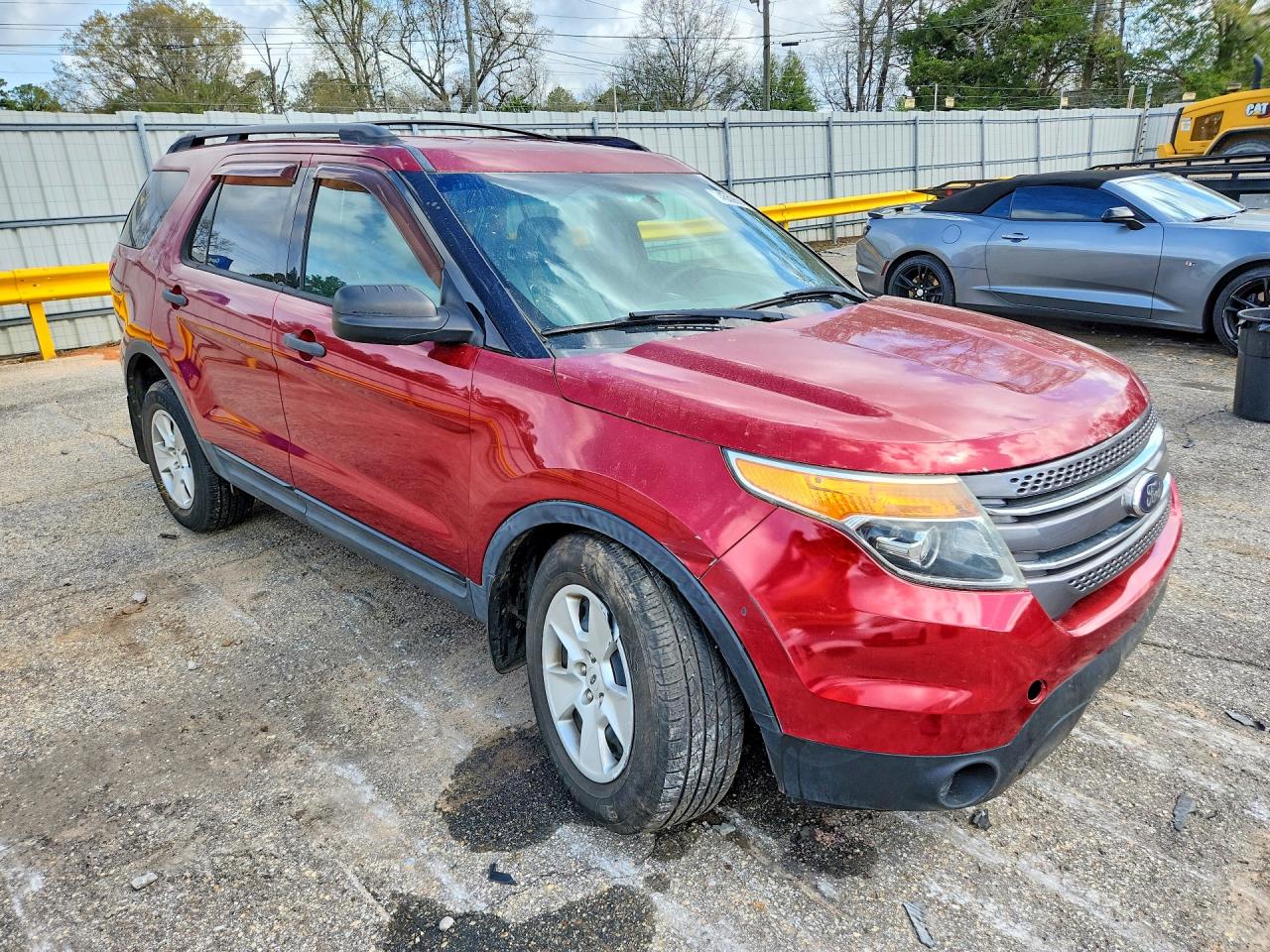 2014 Ford Explorer Red vin: 1FM5K7B88EGA20485