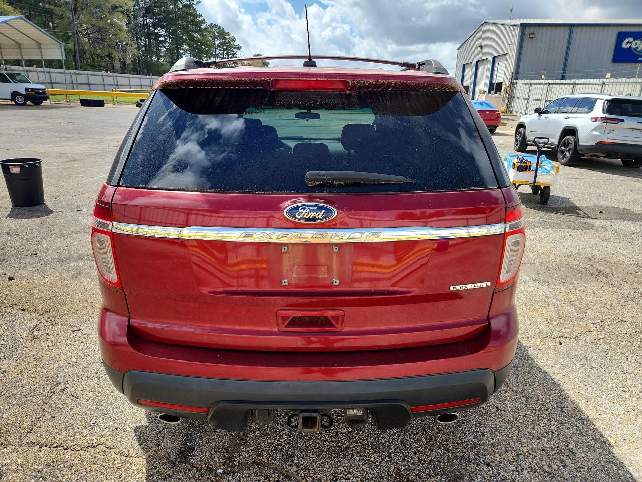 2014 Ford Explorer Red vin: 1FM5K7B88EGA20485