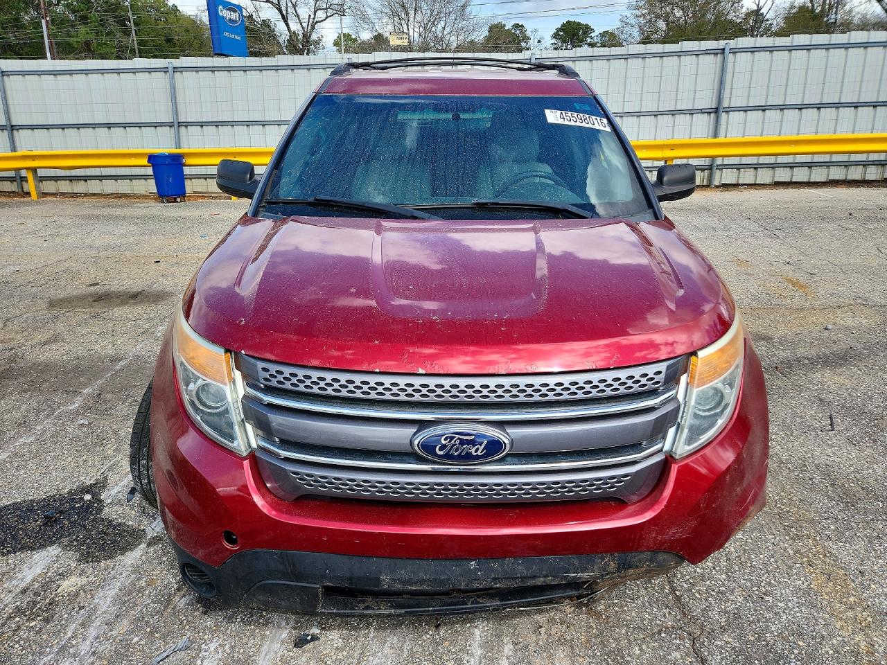 2014 Ford Explorer Red vin: 1FM5K7B88EGA20485