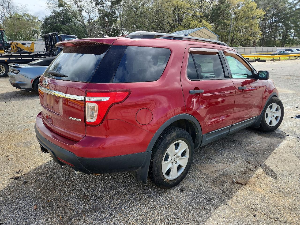 2014 Ford Explorer Red vin: 1FM5K7B88EGA20485