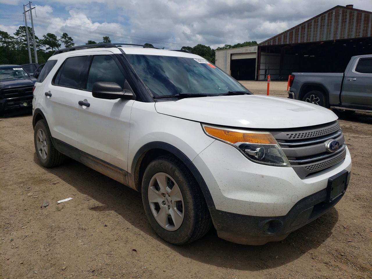 2014 Ford Explorer Белый vin: 1FM5K7B88EGA47427