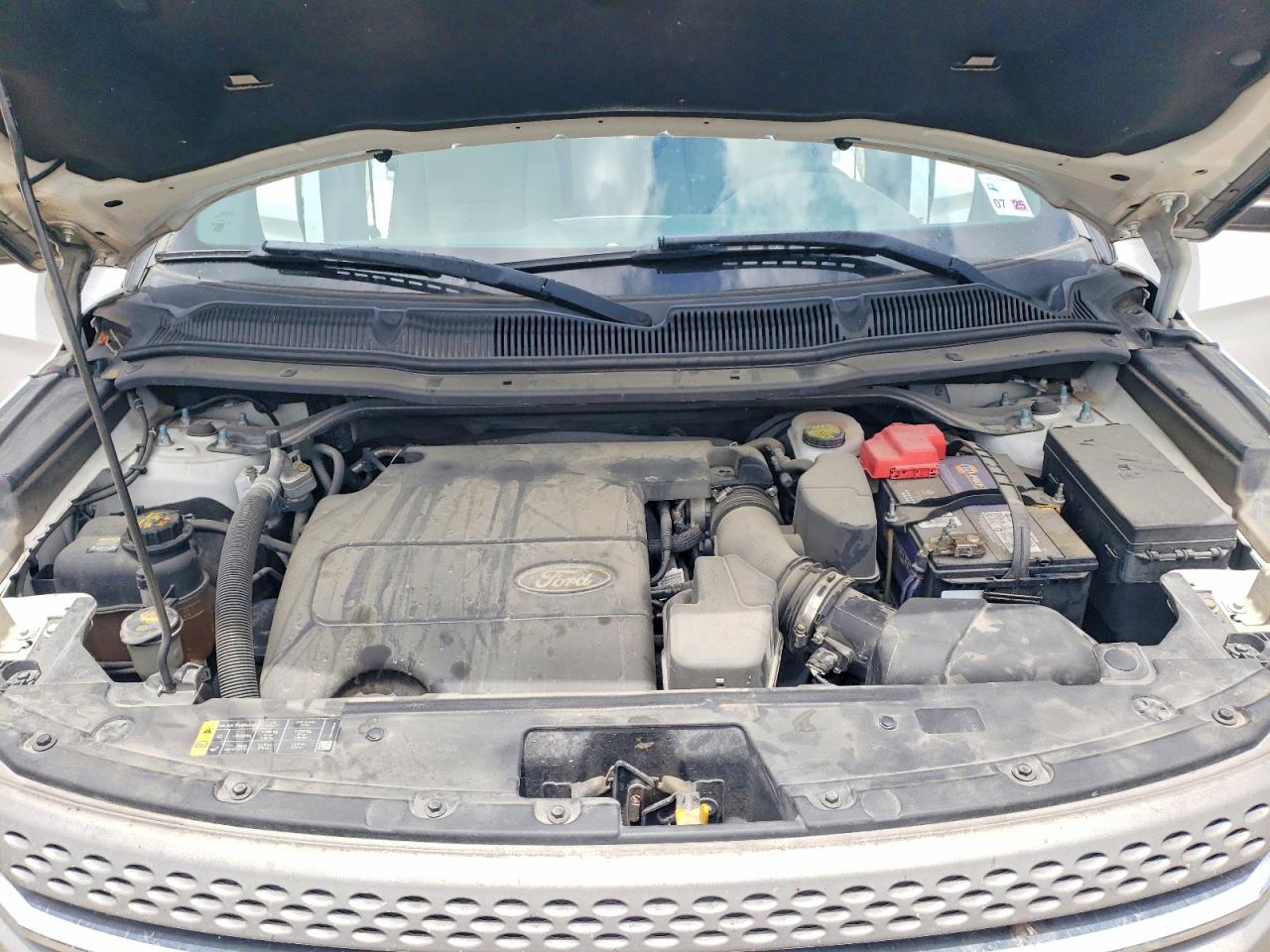 2014 Ford Explorer Белый vin: 1FM5K7B88EGA47427