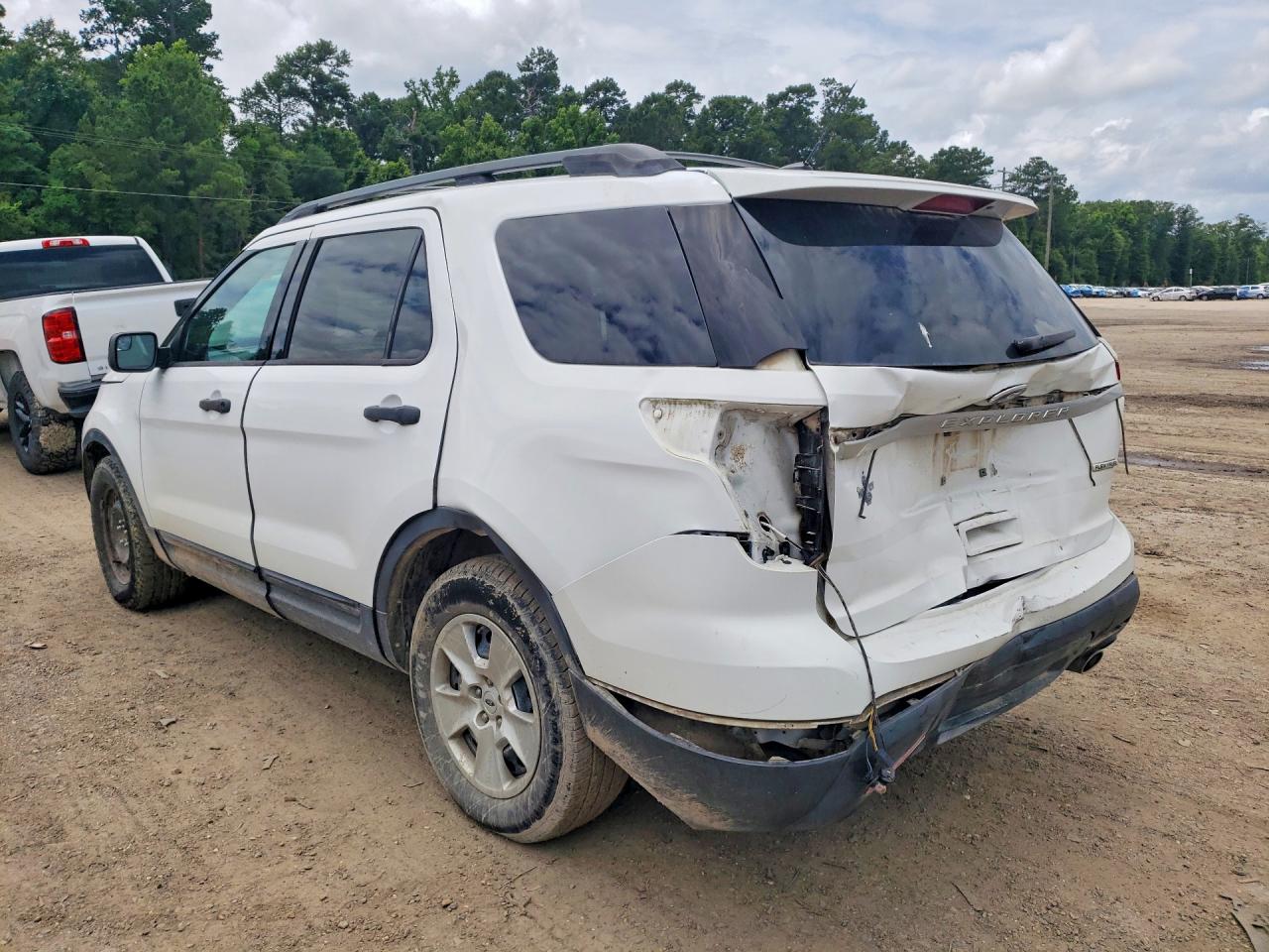 2014 Ford Explorer Белый vin: 1FM5K7B88EGA47427