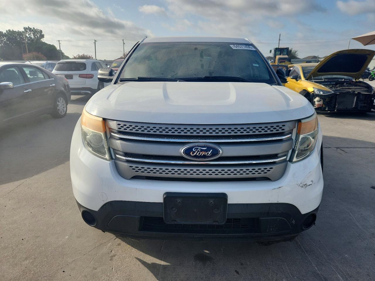 2015 Ford Explorer White vin: 1FM5K7B88FGA26787