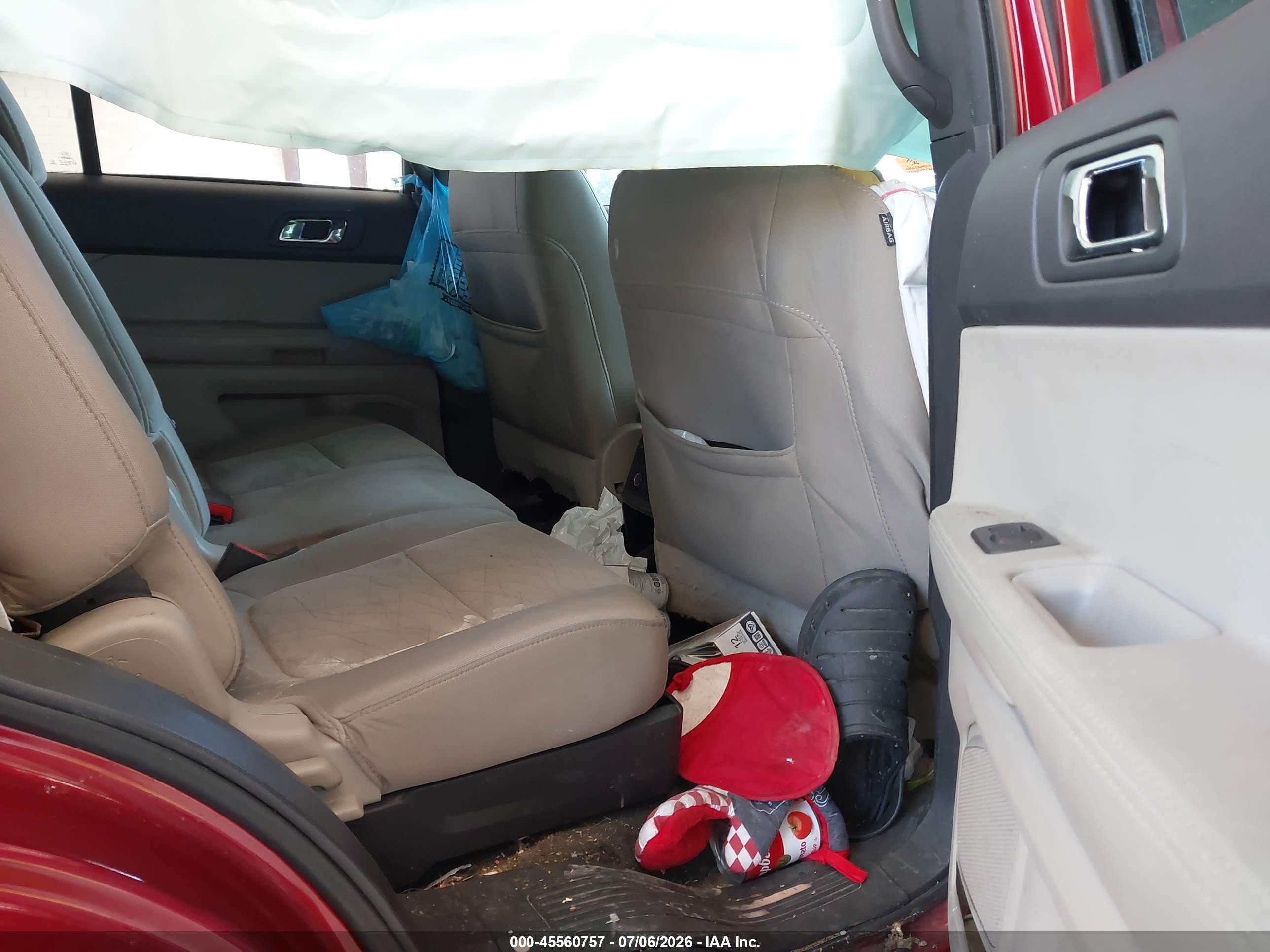 2015 Ford Explorer   Red vin: 1FM5K7B88FGC04780